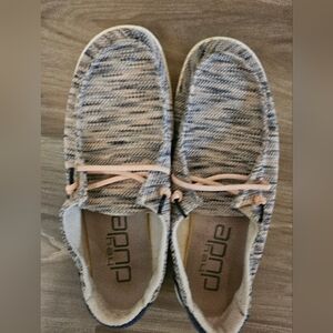 Hey Dude Wendy Sox Style Loafers Size 10